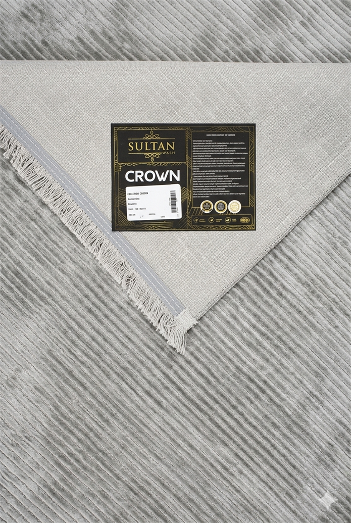 Crown 4010 GRİ Seri  Makine Dokuma Taban Modern Salon Halısı | Sultan Halı