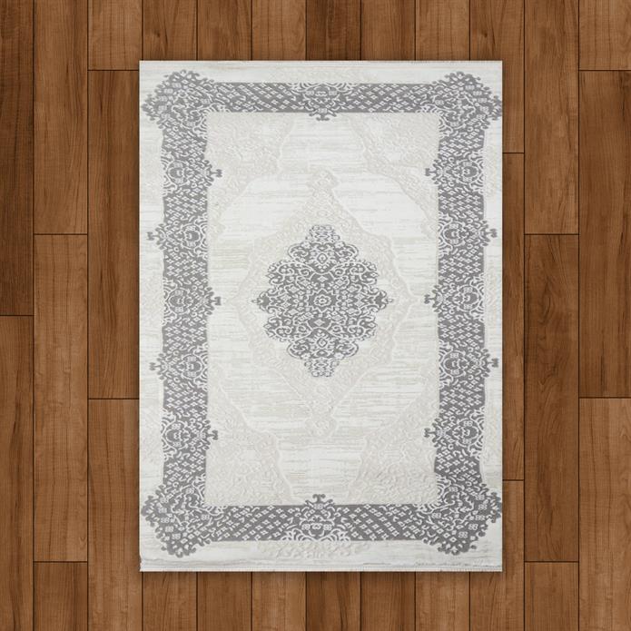 Crown 4011 GRİ Seri  Makine Dokuma Taban Modern Salon Halısı | Sultan Halı