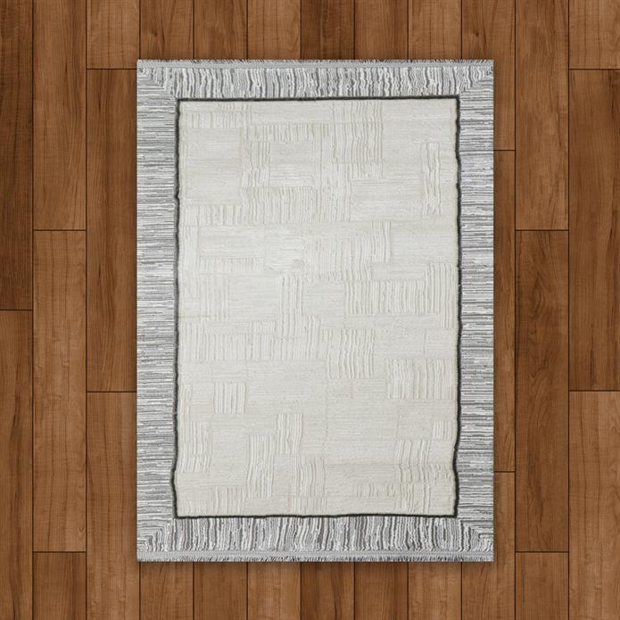 Crown 4012 GRİ Seri  Makine Dokuma Taban Modern Salon Halısı | Sultan Halı