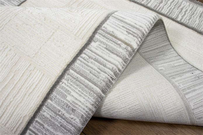 Crown 4012 GRİ Seri  Makine Dokuma Taban Modern Salon Halısı | Sultan Halı