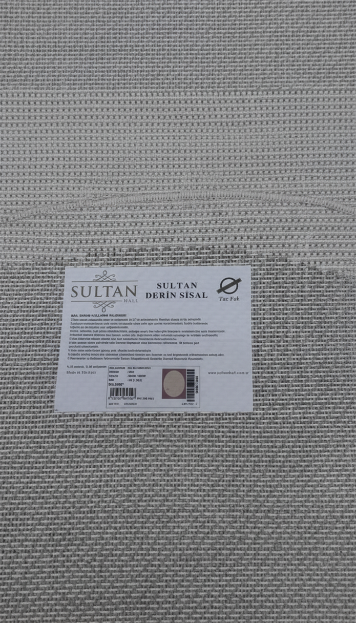 Derin Sisal Yuvarlak Vizon Bordürlü Bej Jüt Sisal Dekoratif Kaymaz Taban Yıkanabilir Halı | ST04