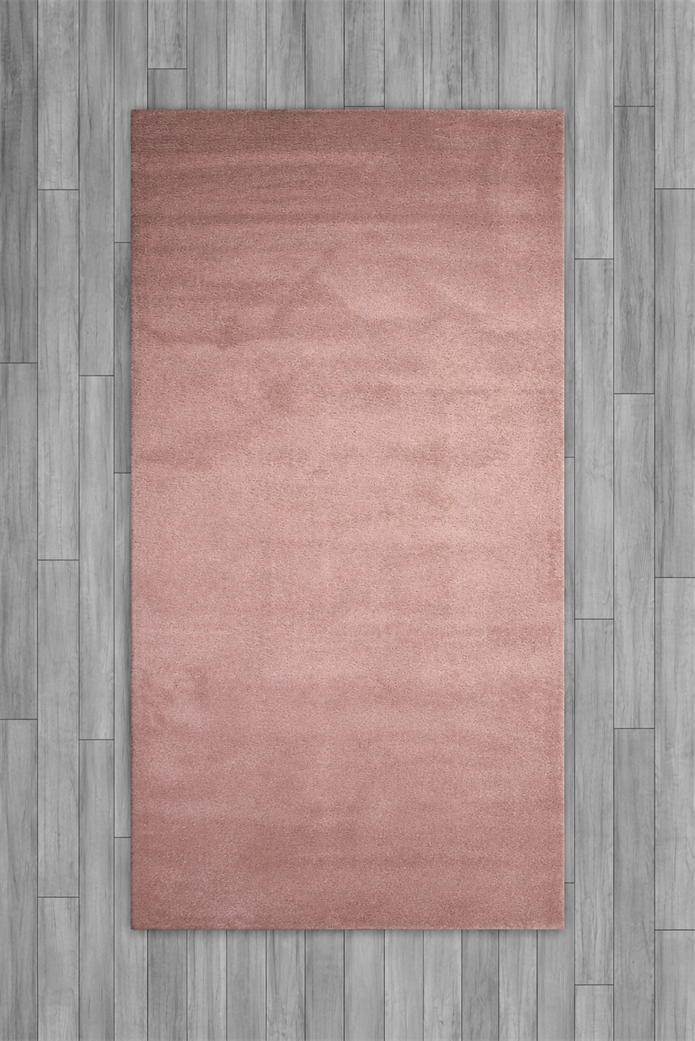 Dream Color Pembe Yumuşak Yüzeyli Kaymaz Makinede Yıkanabilir Halı
