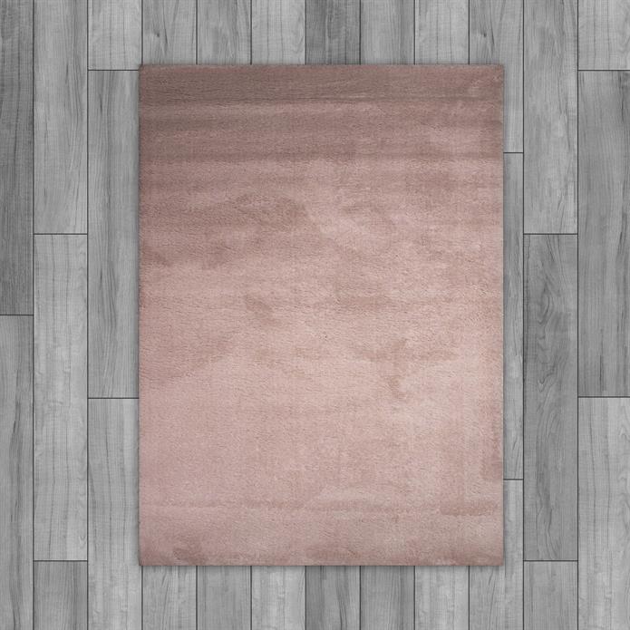 Dream Color Pembe Yumuşak Yüzeyli Kaymaz Makinede Yıkanabilir Halı