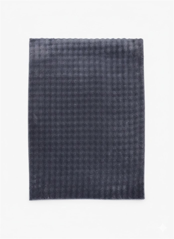 Dream Soft Antrasit Yumuşak Yüzeyli Kaymaz Makinede Yıkanabilir Halı