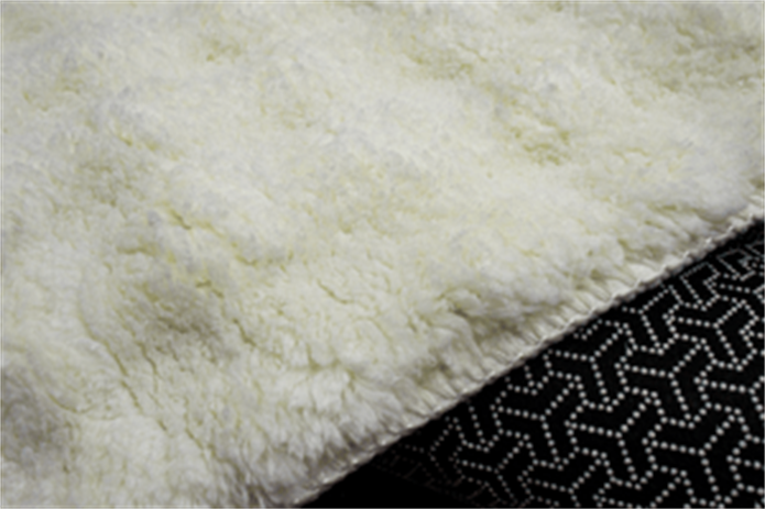 Dream Soft Krem Desenli Yumuşak Yüzeyli Kaymaz Makinede Yıkanabilir Halı