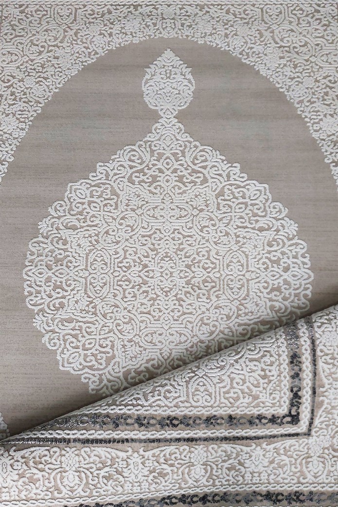 Gri Renkli Akrilik Salon Halısı