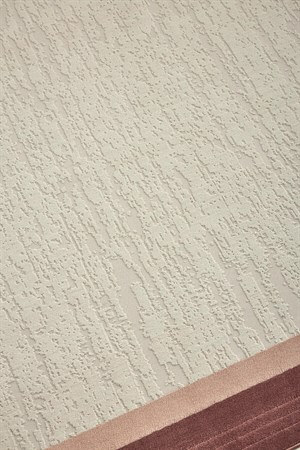 Gül Rengi Çerçeveli Tabanı Kaymaz Toz Toplamaz Makine Dokuma Halı