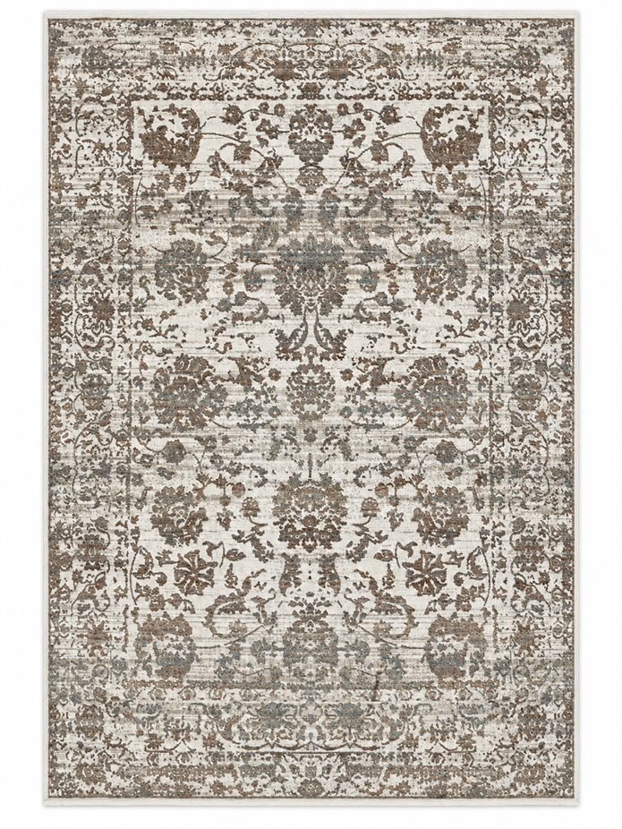 Irmak Serisi Vintage Halı 5669A Krem