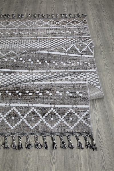 İskandinav Tarzı Bohem Dokuma Taban Halı 524