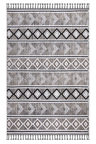 İskandinav Tarzı Bohem Makine Dokuma Halı 539