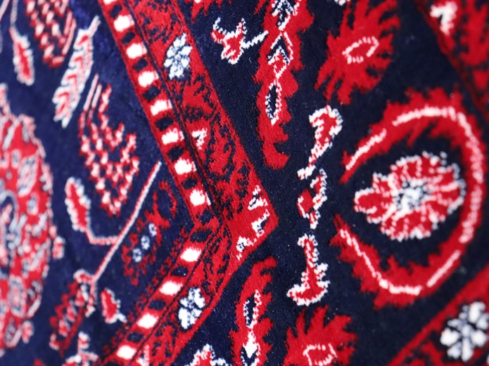 Kırmızı Afgan Tarzı Altı Kaymaz Yıkanabilir Şönil Kilim & Halı | SDF023