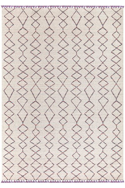 Lila Renkli Kaymaz Tabanlı Leke Tutmaz Kilim