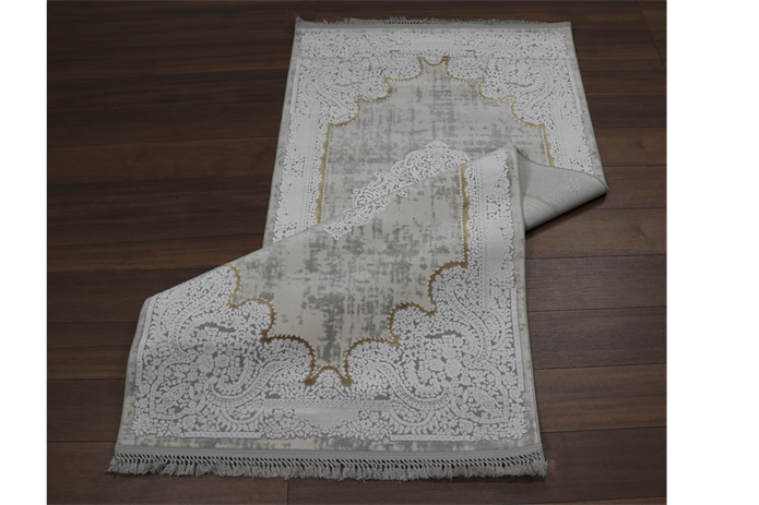 Nostalji Seri Gold Klasik Motifli Altı Kaymaz Makine Dokuma Halı | 13418