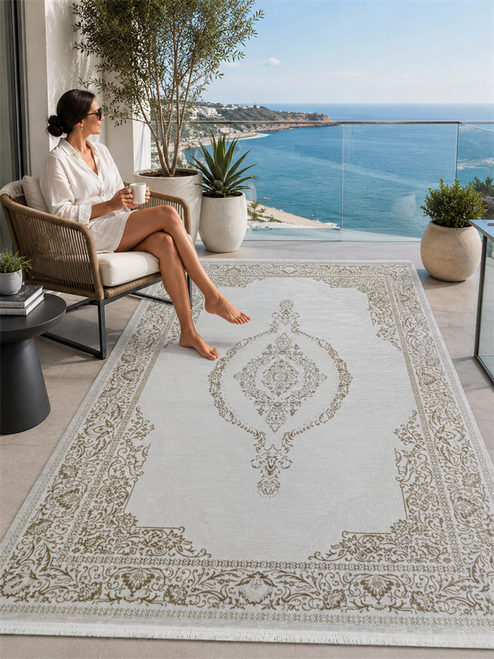 OLYMPİA SF260 CREAM VİZON (BORDÜR GÖBEKLİ)