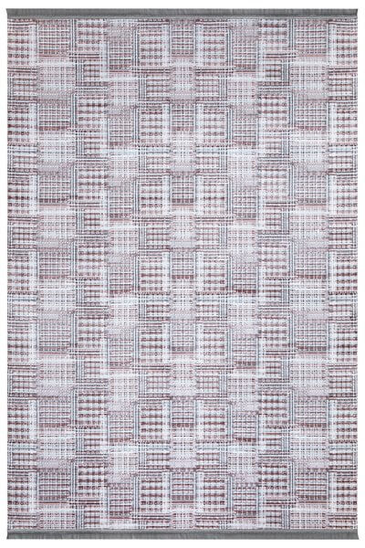 Stella Pembe Renkli Parlak Yüzeyli  Dekoratif Halı