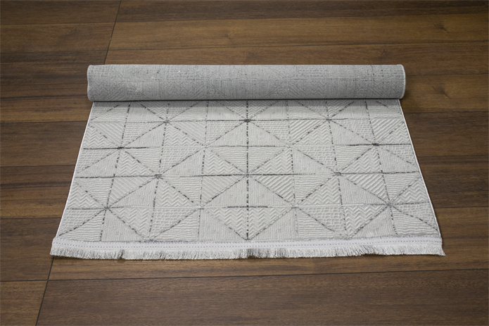 Sema Serisi Piramit Desen Dönerli Altı Kaymaz Makine Dokuma Halı | 2015