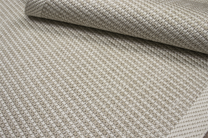 Sisal Serisi Krem Kaymaz Tabanlı Yıkanabilir Hasır Dokuma Halı 4600 | Sultan Halı