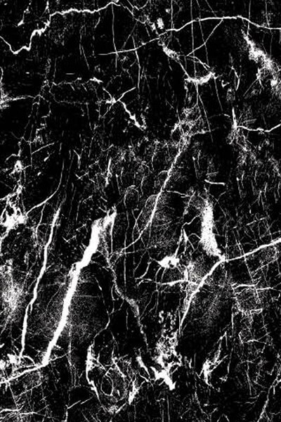 Siyah Renkli Yıkanabilir Kaymaz Desenli Halı