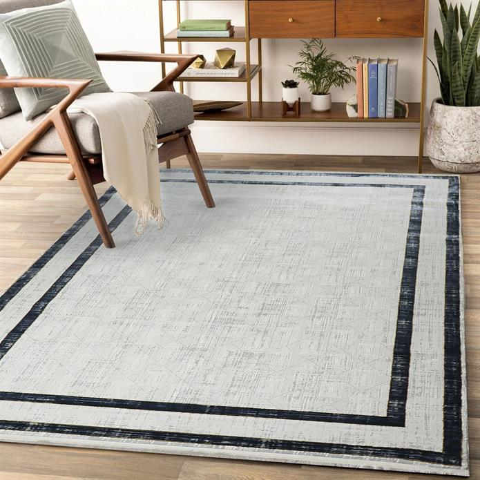 AGAH KF453  GRİ - MAVİ (ÇERÇEVELİ)