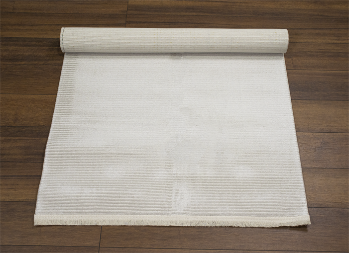 Sultan Asel Kumsal Beyaz Modern Akrilik Makine Dokuma Salon Halısı - 11578