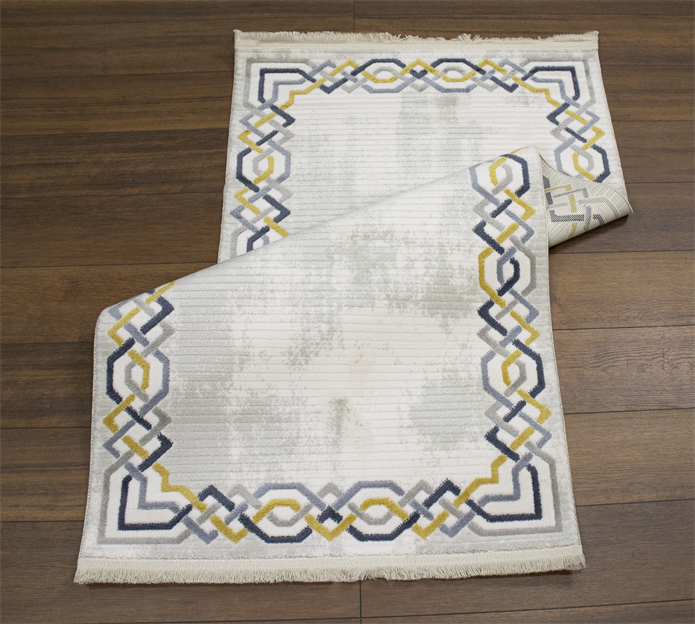 Sultan Asel Zincir Desen Modern Akrilik Makine Dokuma Salon Halısı - 11575