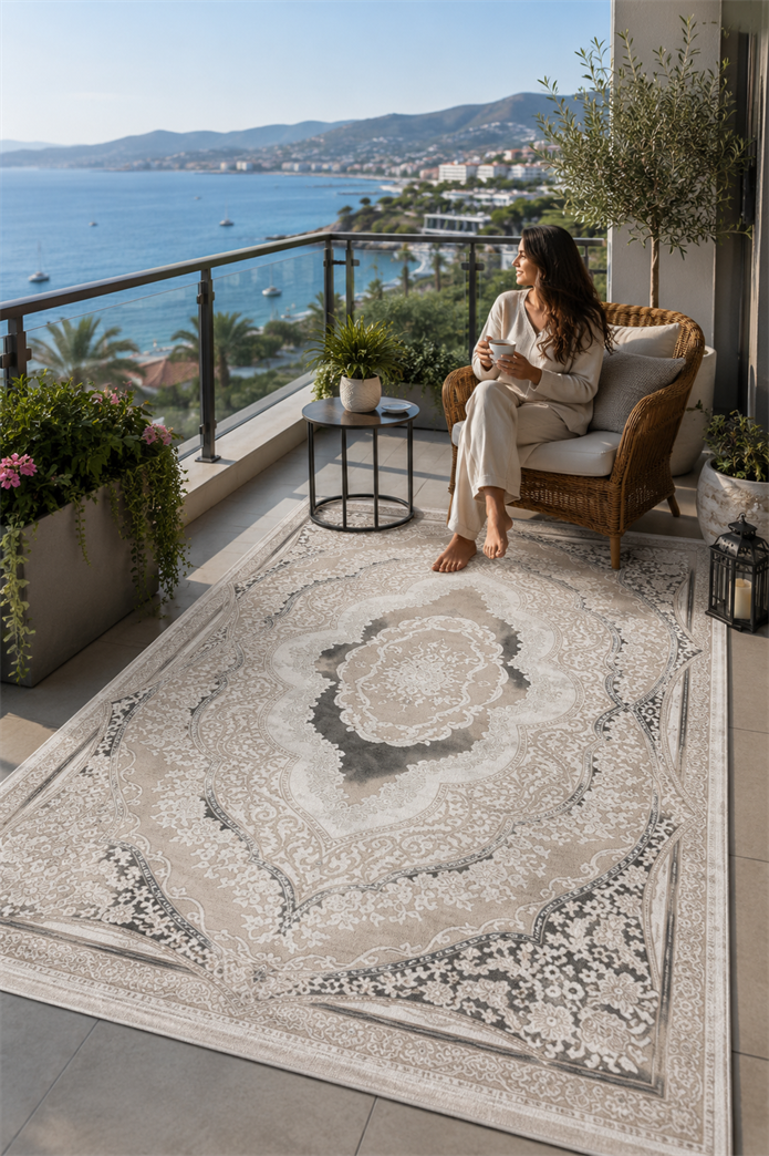 Sultan Asya Modern  Makine Dokuma Salon Halısı - CR60
