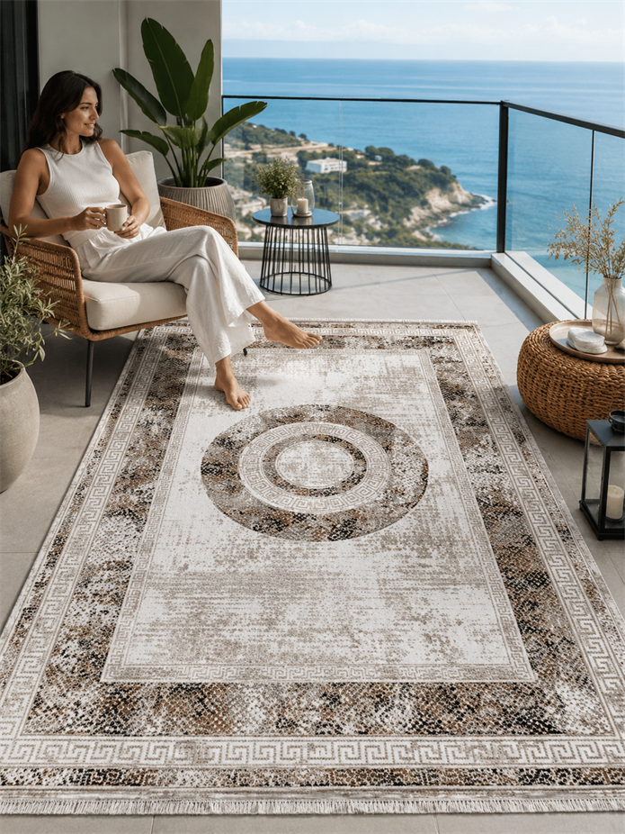Sultan Asya Modern Makine Dokuma Salon Halısı - CR02