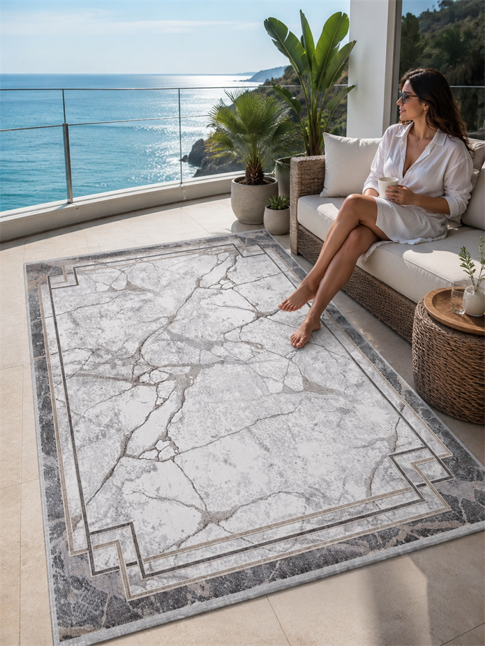 Sultan Asya Modern Makine Dokuma Salon Halısı - CR67