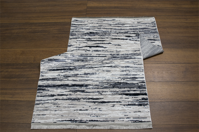 Sultan Mısra Serisi AQUA Modern Desenli Yanar Dönerli Altı Kaymaz Makine Dokuma Halı 