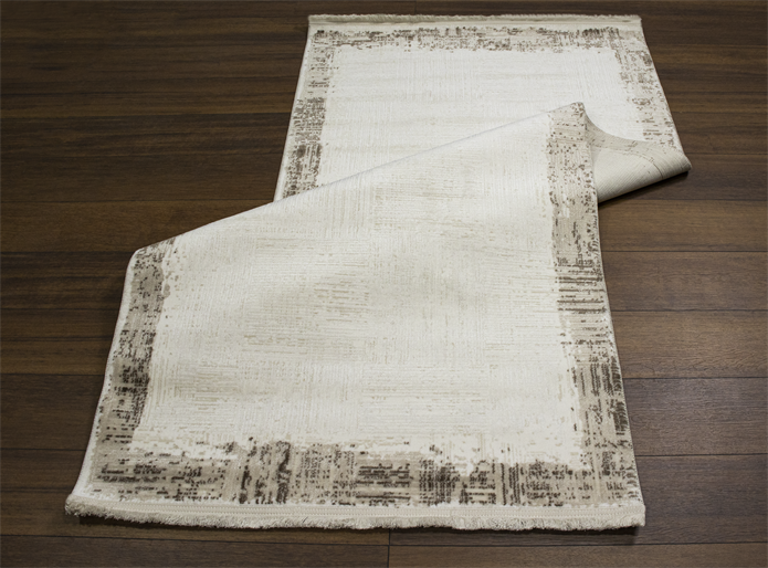 Sultan Serra Bordürlü Kahve Modern Akrilik Makine Dokuma Salon Halısı - 11307