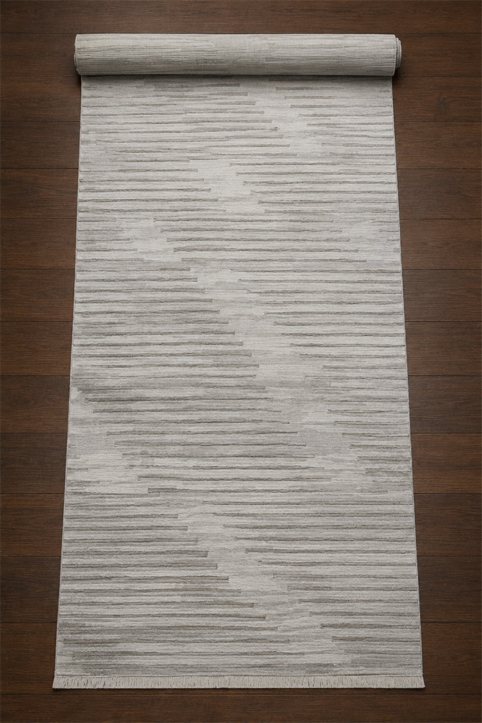 Sultan Serra Gri Klasik Modern Akrilik Makine Dokuma Salon Halısı - 11355