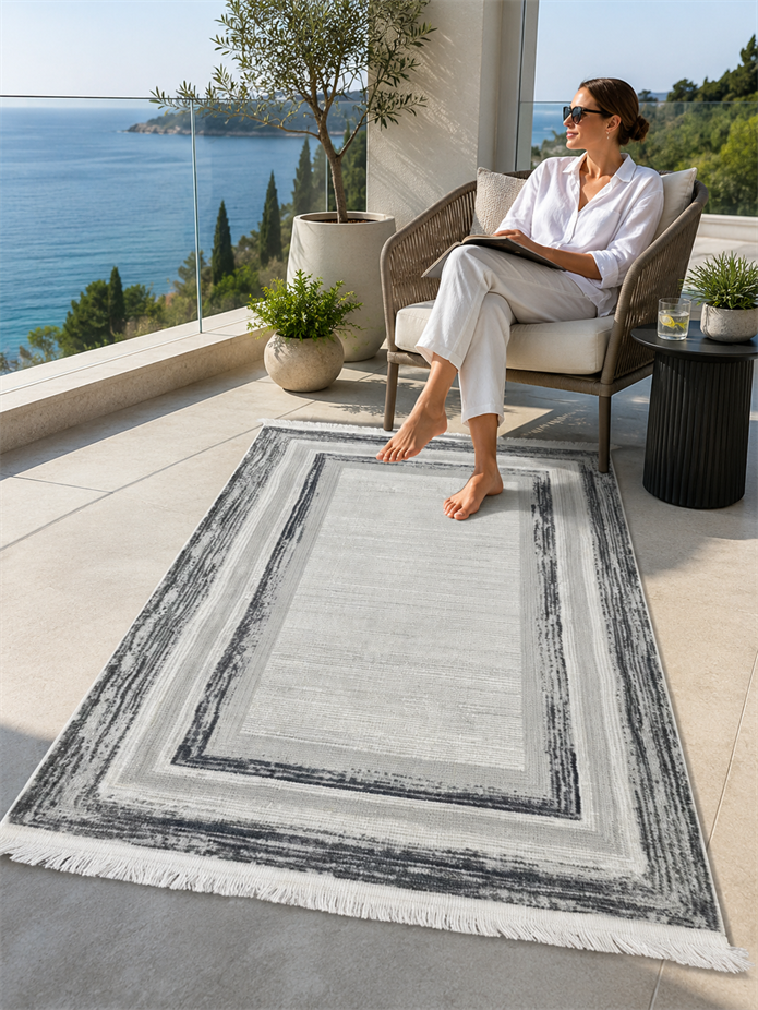 Sultan Venice Grey Antrasit Çerçeveli SF203