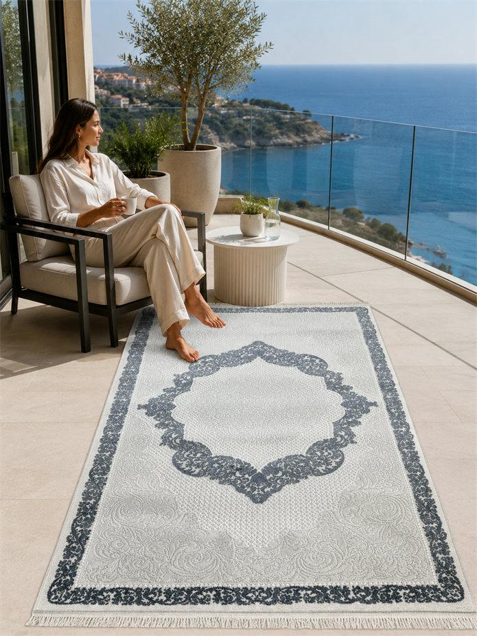 Sultan Venice Grey Antrasit Göbekli SF258