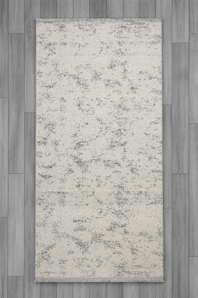 Sultan Zen Mermer Desen Krem Modern Akrilik Makine Dokuma Salon Halısı - 6416
