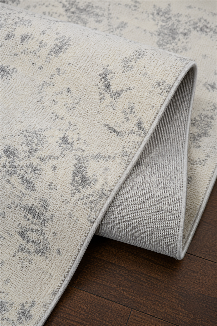 Sultan Zen Mermer Desen Krem Modern Akrilik Makine Dokuma Salon Halısı - 6416
