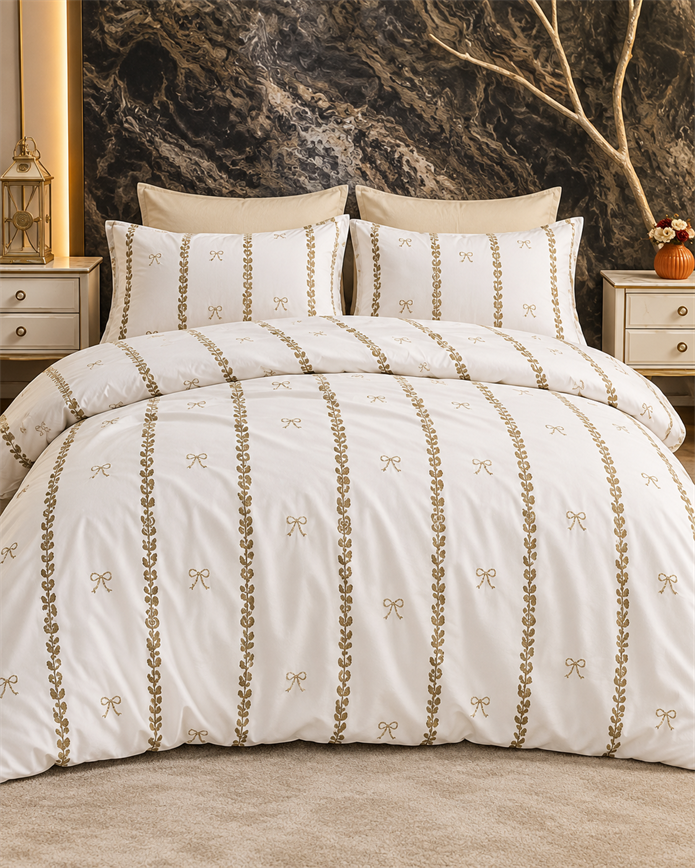 Tek Kişilik Desenli Nevresim Takımı HT05 160x220