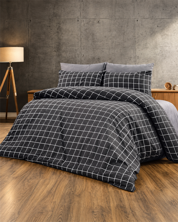 Tek Kişilik Desenli Nevresim Takımı HT13 160x220