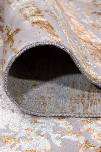 Terra Renkli Füme Serisi Yanar Döner Altı Kaymaz Yıkanabilir Halı