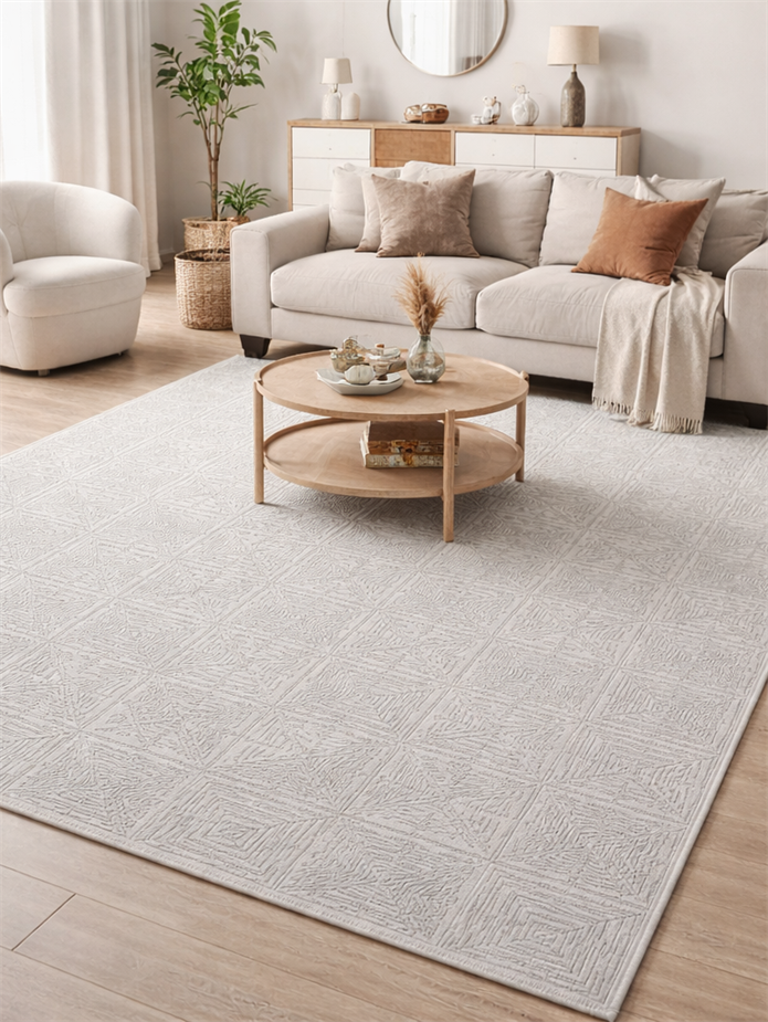 ÜÇ BOYUTLU SATEN HALI KARE | 4