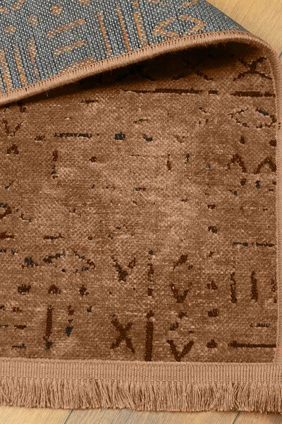 Vadi Şönil Çiğ Ombra Rengi Modern Makine Dokuma Halı-8013