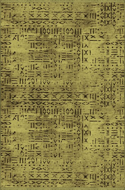 Vadi Şönil Haki Rengi Modern Makine Dokuma Halı-8014