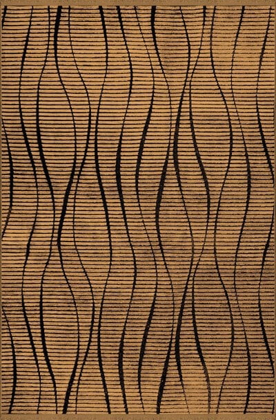 Vadi Şönil Çiğ Ombra Rengi Modern Makine Dokuma Halı-8043