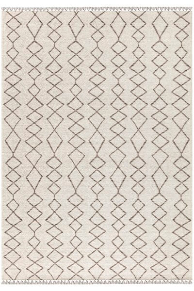 Vizon Renkli Kaymaz Tabanlı Leke Tutmaz Kilim