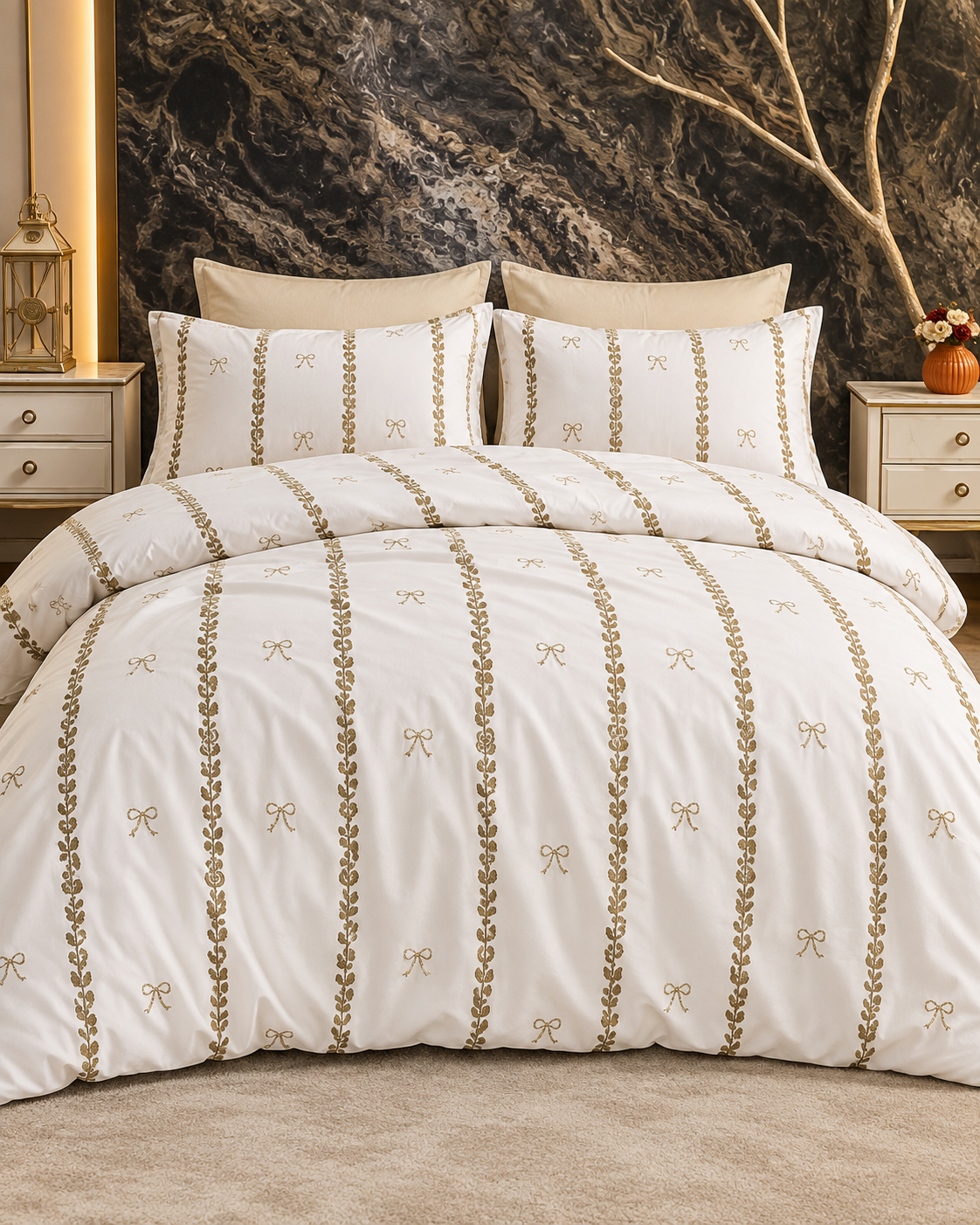 Tek Kişilik Desenli Nevresim Takımı HT05 160x220