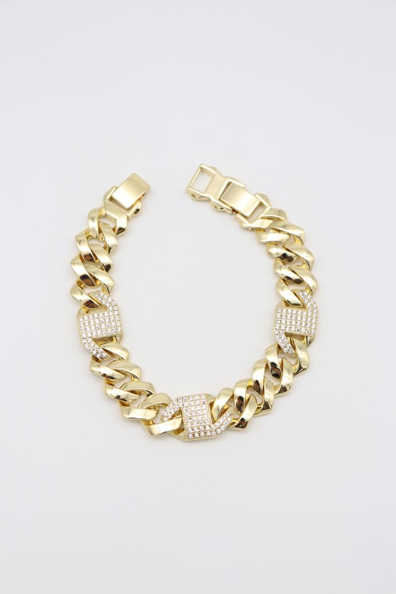 Vıp Bileklik 14 K-12819 (17+2cm)