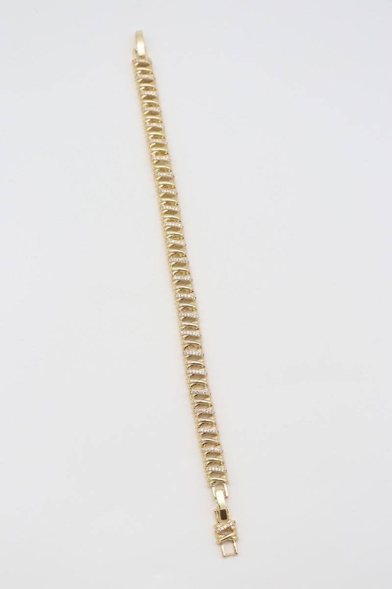 Vıp Bileklik 14 K-12826 (17+2cm)