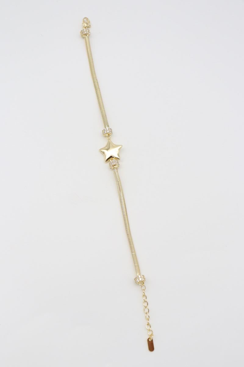 Vıp Bileklik 14 K-13189 (17+3cm)
