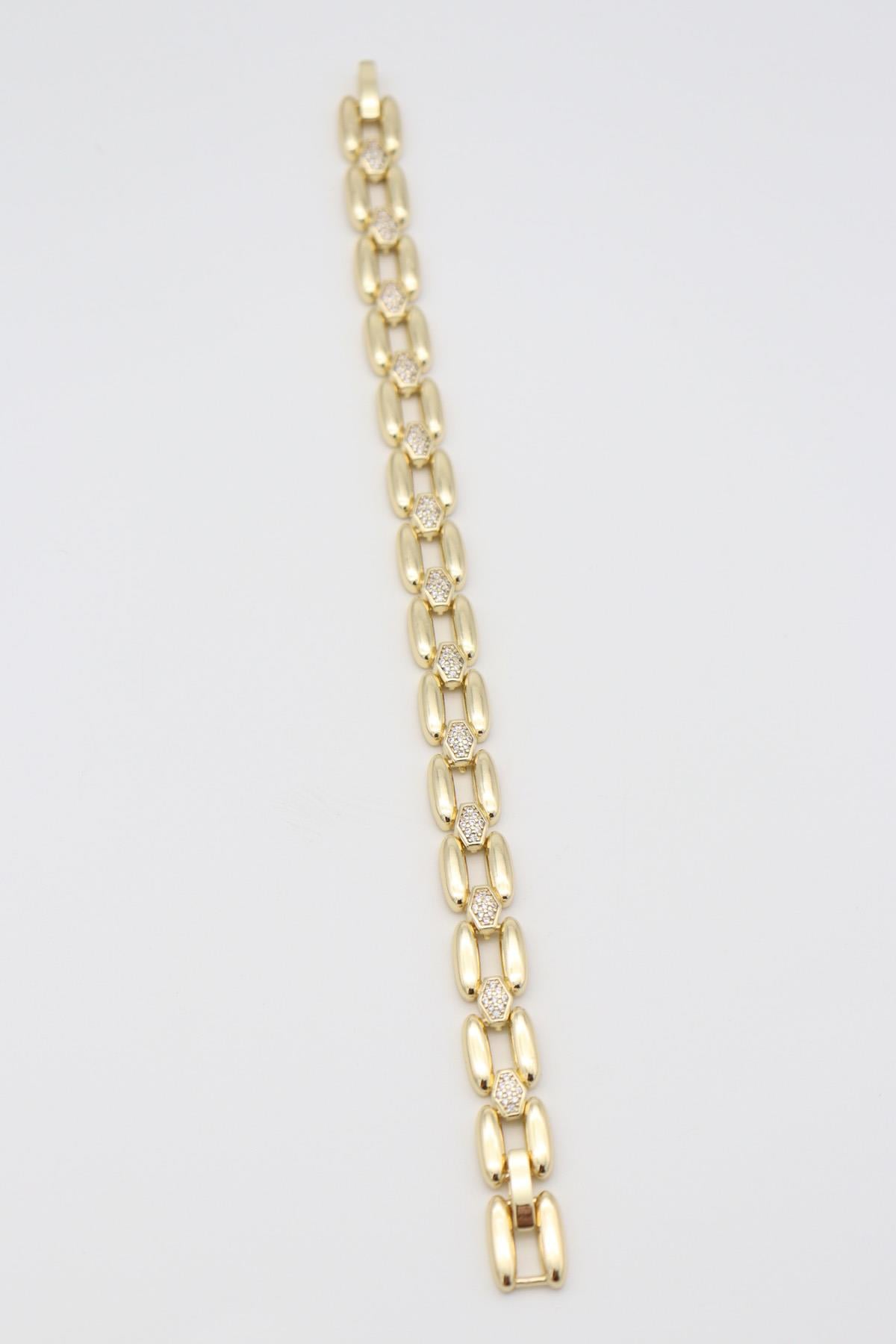 Vıp Bileklik 14 K-13518 (17+2cm)