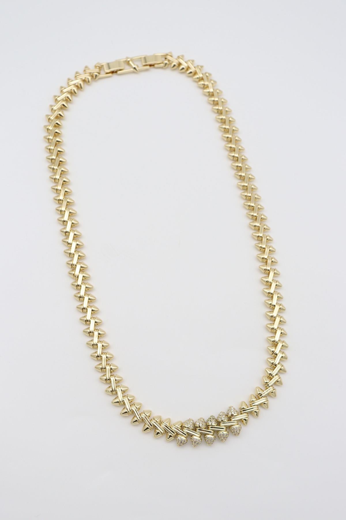 Vıp Dıamond Kolye 14 K-12953 (45cm)