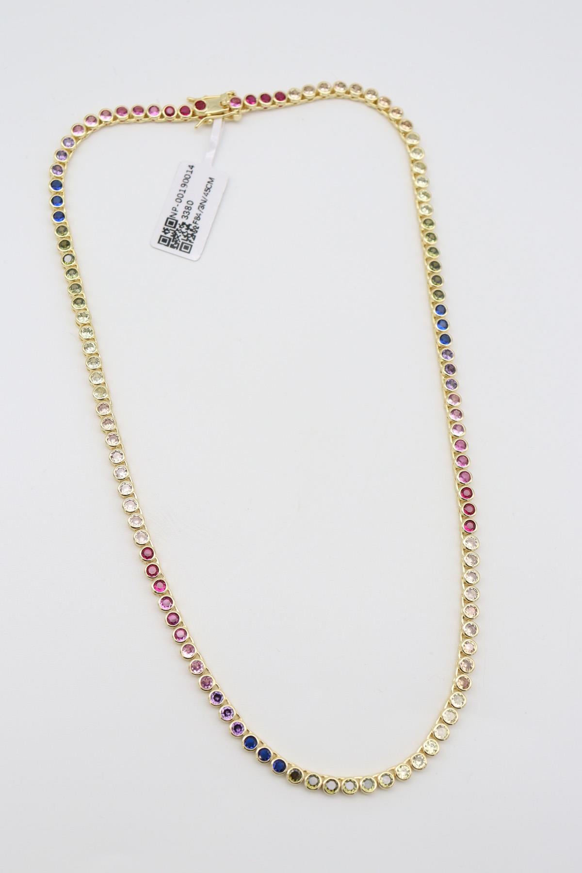 Vıp Dıamond Kolye 14 K-12955 (45cm)